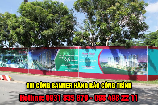 Thiết kế và thi công banner hàng rào công trình giá rẻ uy tín tại Bình Dương